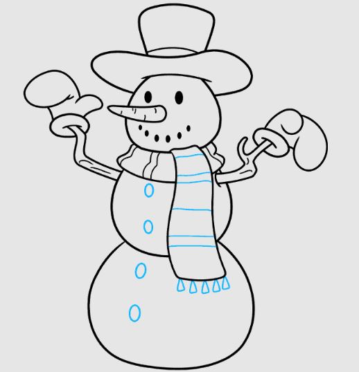 Draw A Snowman